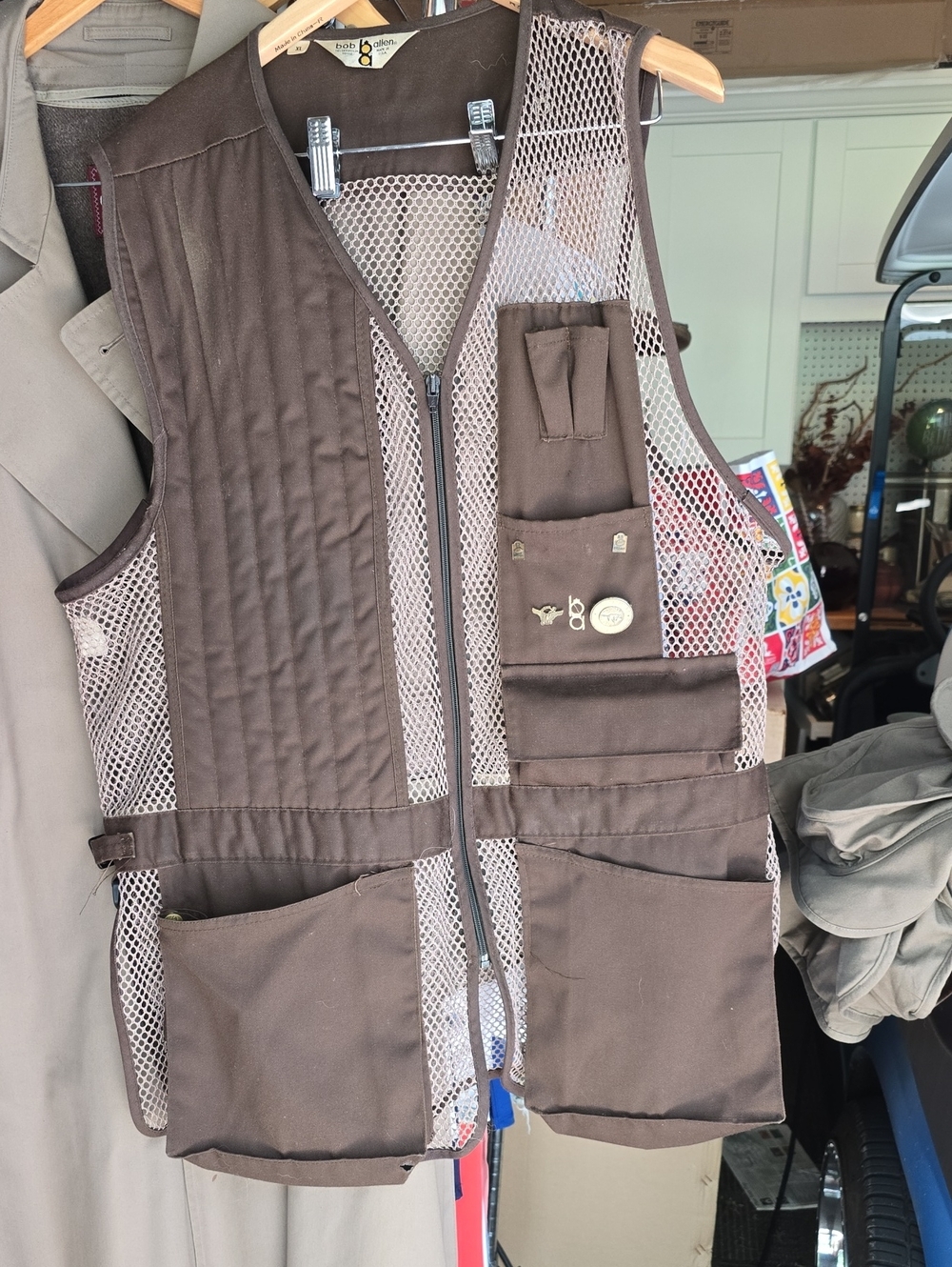 Bob Allen Mesh Shooting Hunting Vest size XL Made in USA Excellent Condition